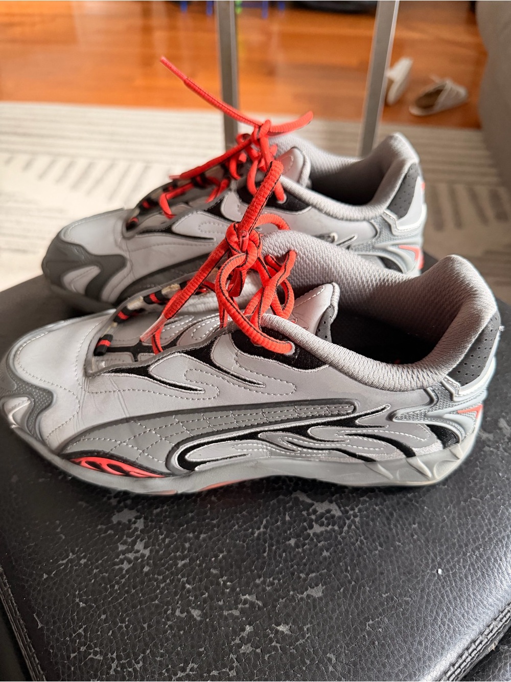 A$AP Rocky x Puma Inhale Men’s Gray and Red Athletic Sneakers